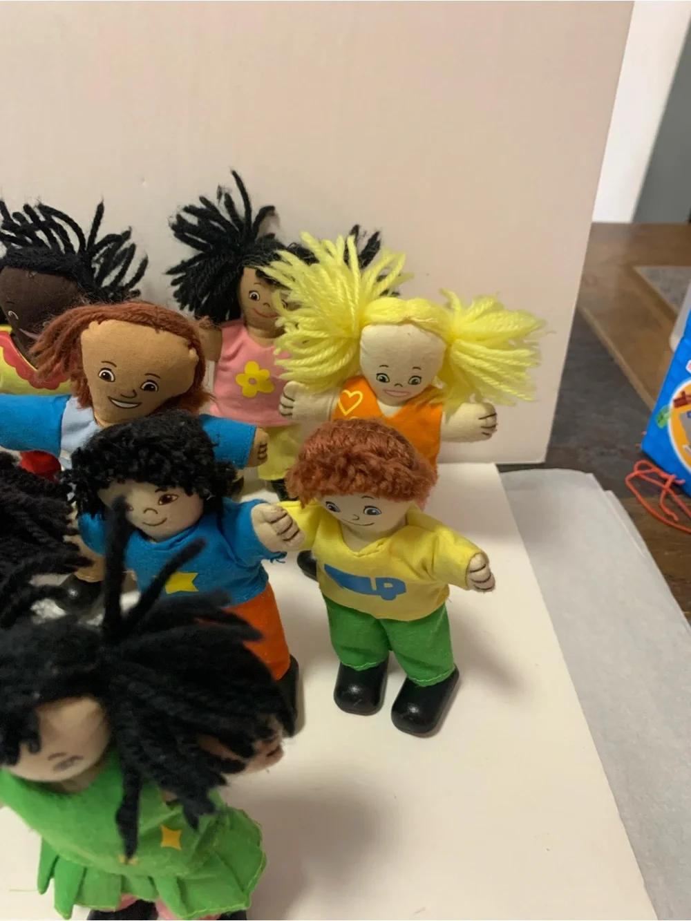 Lakeshore Learning soft plush dollhouse figures